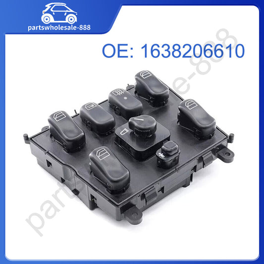 The new Master Power Window door switch is compatible with for Mercedes-Benz ML320 models manufactured between 1998 and 2003.