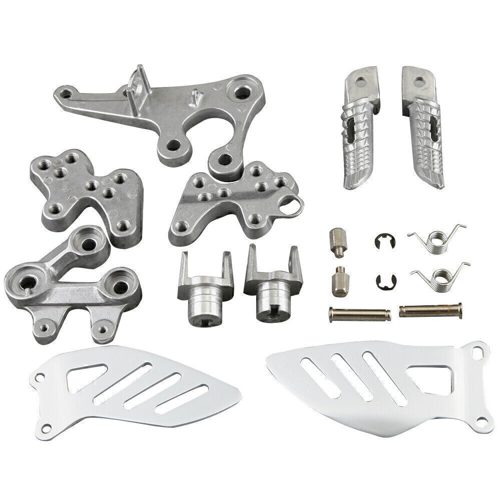 for SUZUKI 2005-2011 GSXR 1000 K5 05-11 Rider Front Foot Pegs Footrest Brackets