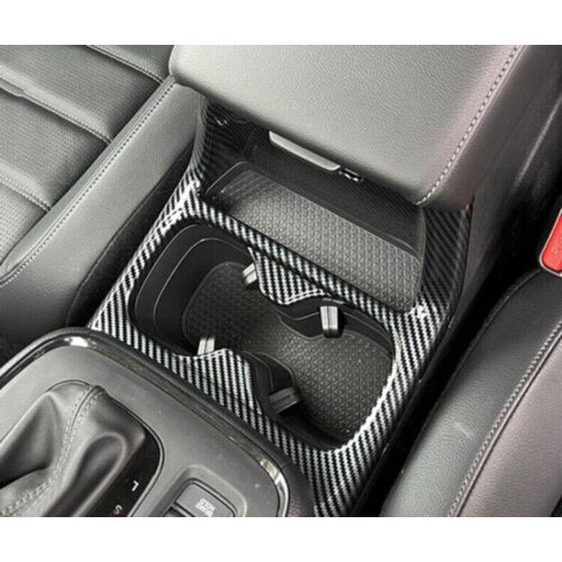 for Honda CR-V 23-2024 Central Control Cup Holder Panel Cover Trim Carbon Look