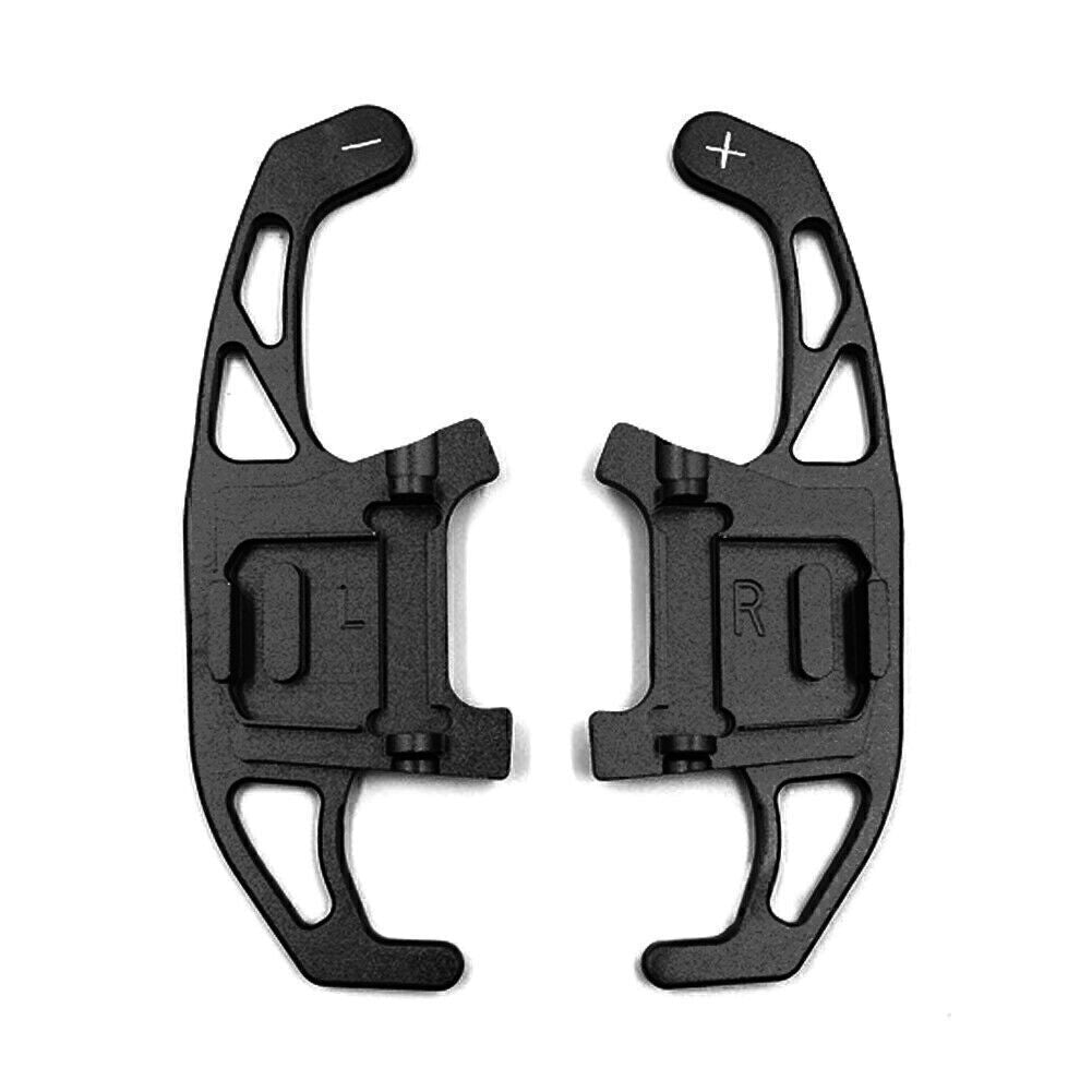 Steering Wheel Shift Paddle Extension for VW for GOLF R GTD GTE 2013-18 Black