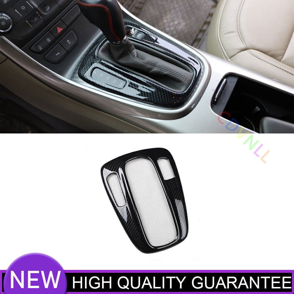 for Chevrolet Malibu 2013-15 Carbon Fiber Look Gear Shift Panel Decor Cover Trim