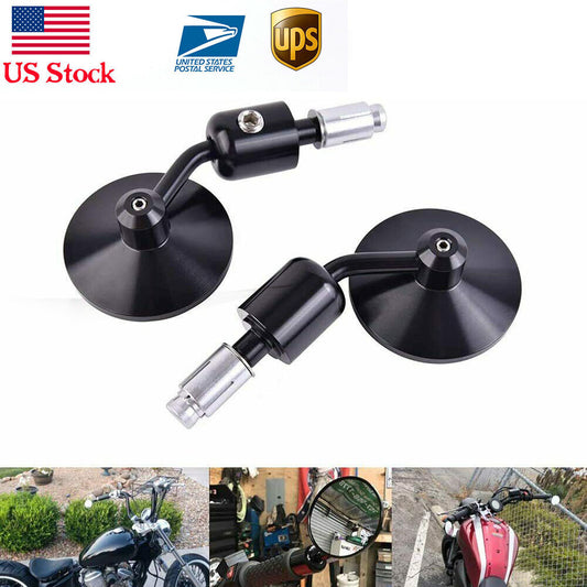 Motorcycle 7/8Handlebar End Side Rearview Mirror for Yamaha for Kawasaki for Suzuki for BMW