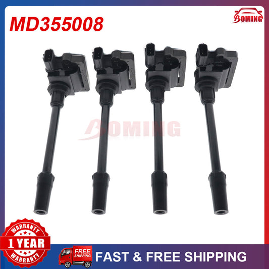 MD355008 Ignition Coils 4PCS for Mitsubishi Galant Grandis Space Runner Lancer