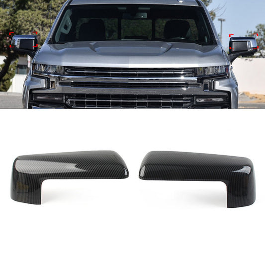 R¨¹ckspiegel Abdeckung f¨¹r for Chevrolet Silverado 1500 F¨¹r for GMC for Sierra 1500 2019-22