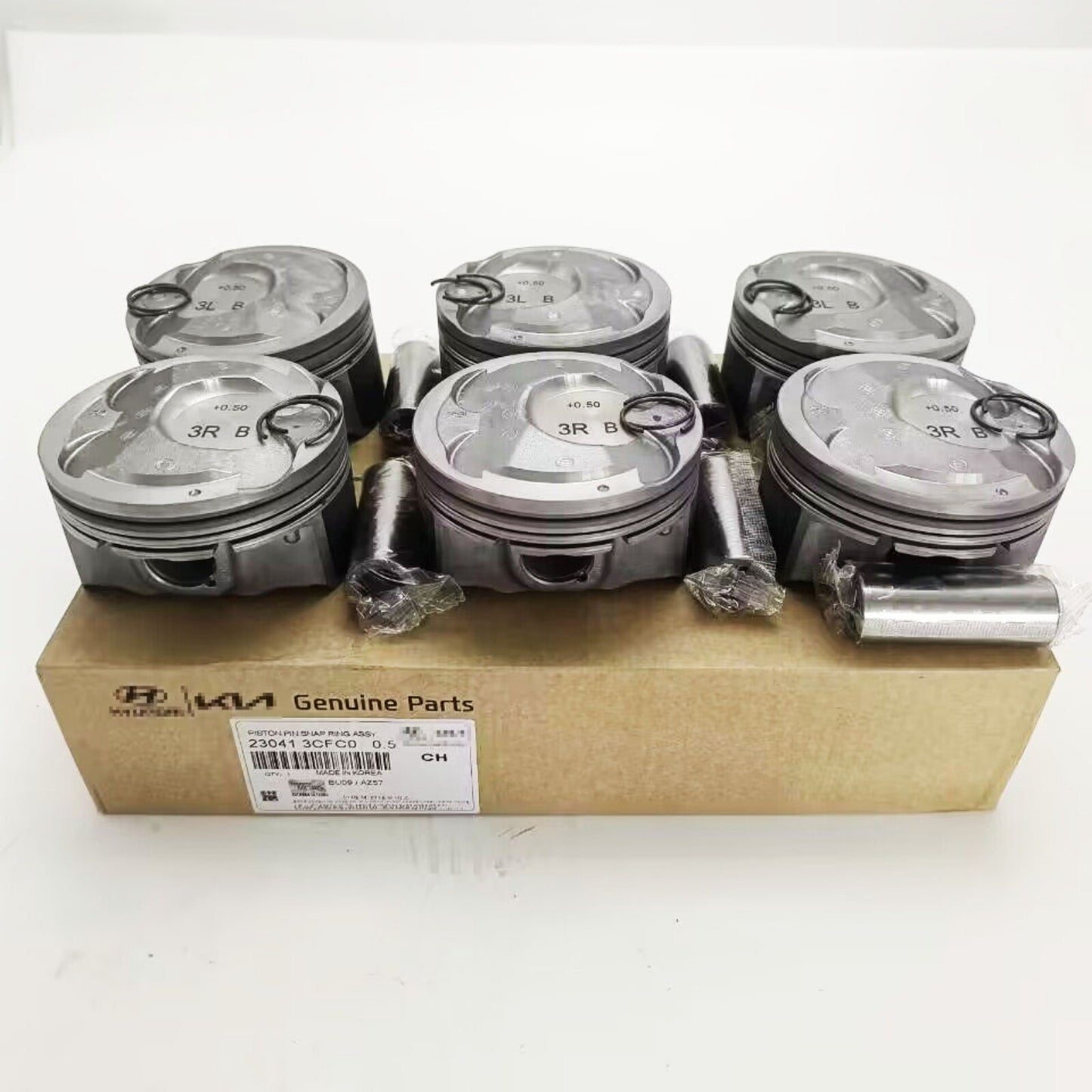 New +0.50 mm engine piston ring kit for 12-16 for Hyundai for Kia Azera Cadenza 3.3L V6