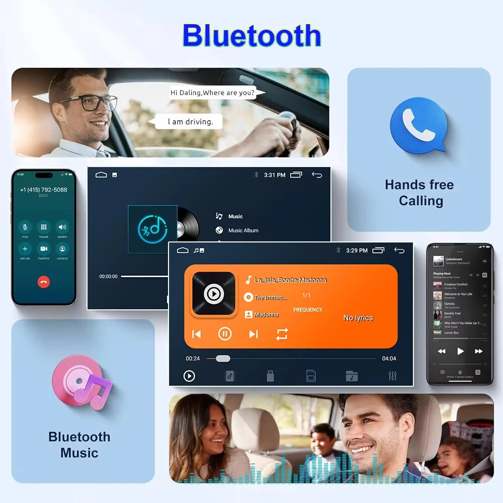 Stereo Car Radio for Fiat Grande Punto Linea Auto Video Player CarPlay GPS Navi