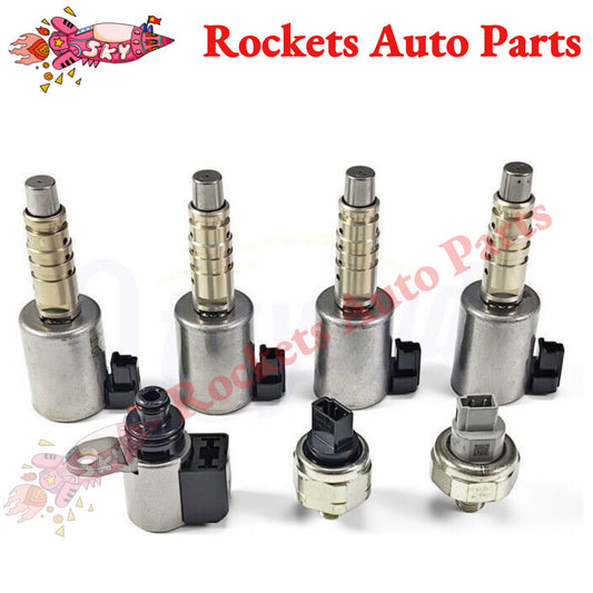 7pc RE0F10D JF016E JF017E CVT8 Transmission Solenoid Pressure Sensor for Nissan
