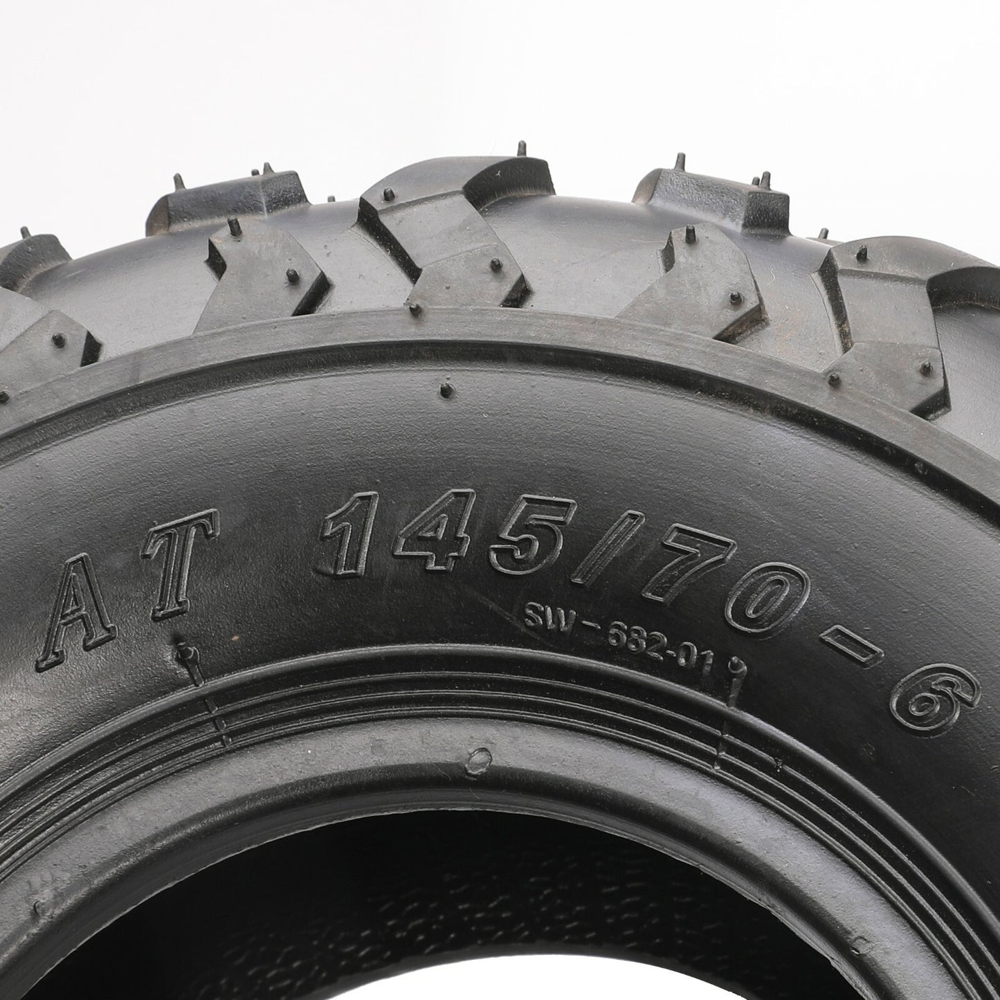 145/70-6 Tubeless All-Terrain Vehicle Tire, 6-inch, 145X70X6, suitable for UTVs, go-karts, Quad, 110cc, 125cc