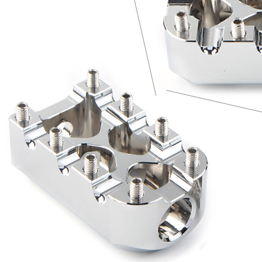 Chrome MX Style Shift Peg Anti-Skid Pedal Fit for Harley Touring Dyna Sportster XL