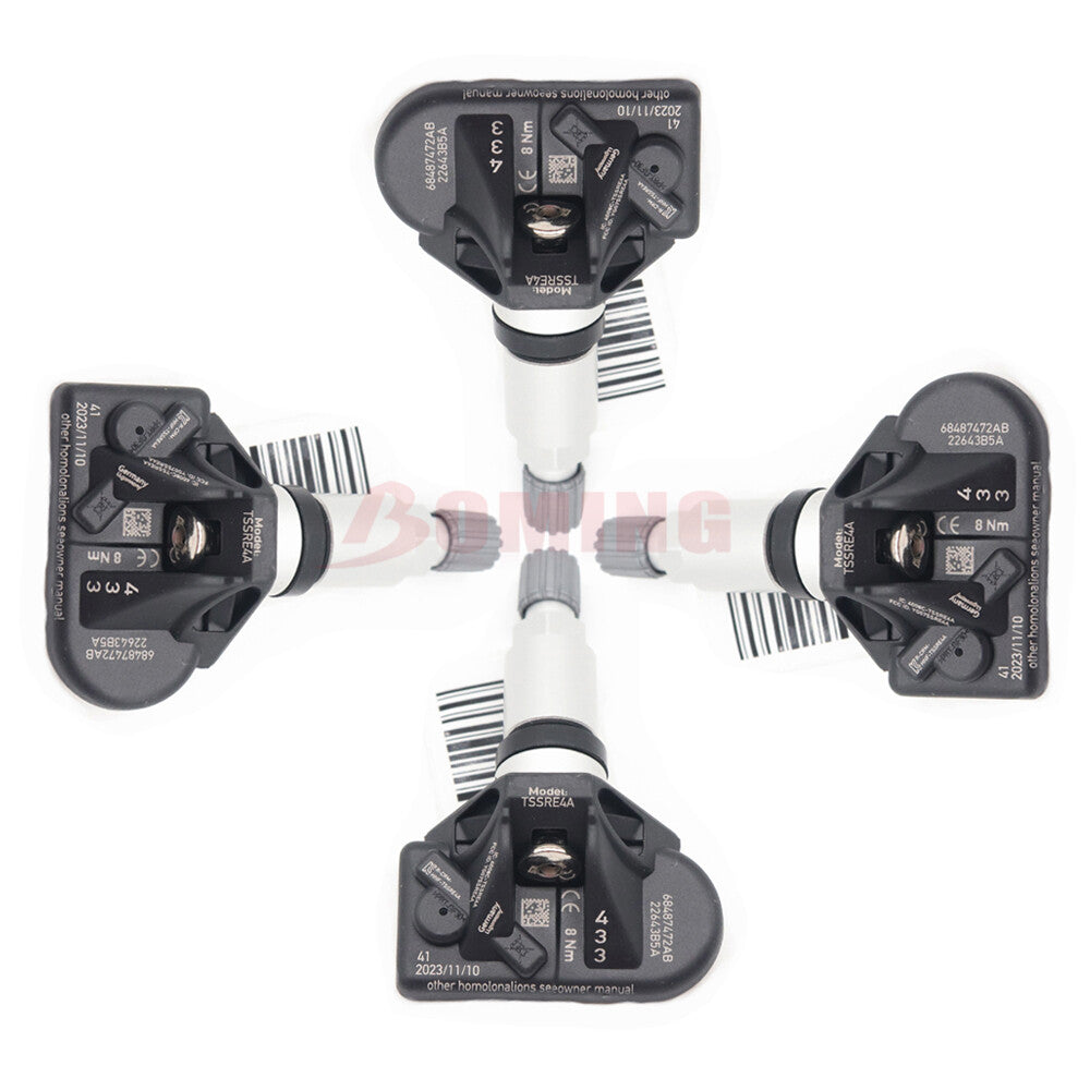 4pcs 68487472AB New TPMS Tire Pressure Sensor for Dodge for Challenger R/T Scat Pack