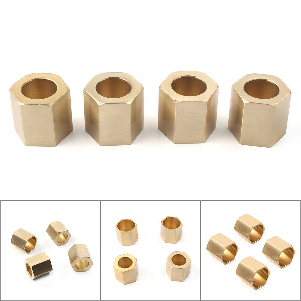 4X Pushrod Cover Cup Set Brass Tube for Harley Sportster Ironhead Super Glide FL