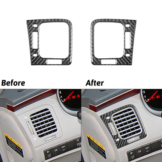 Carbon Fiber Inner Side Air Vent Outlet Cover Trim for Hyundai Azera 2006-2011