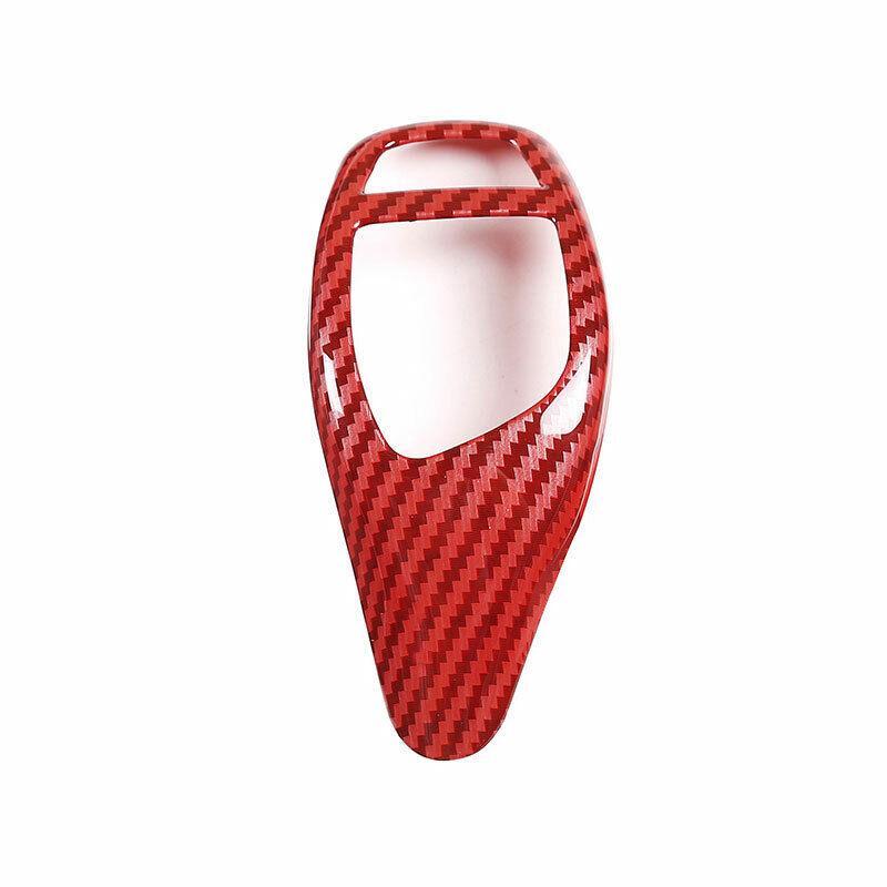 Gear Shift Knob Shifter Lever Trim 1PCS For 2013-2018 for BMW 3 4 Series GT ABS Red