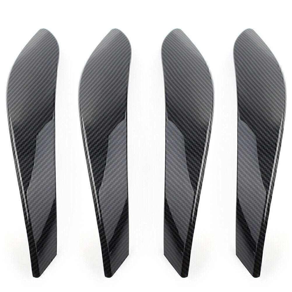 4Pcs Carbon Fiber Inner Door Handle Panel Cover Trim for BMW 3 4 Series 3GT