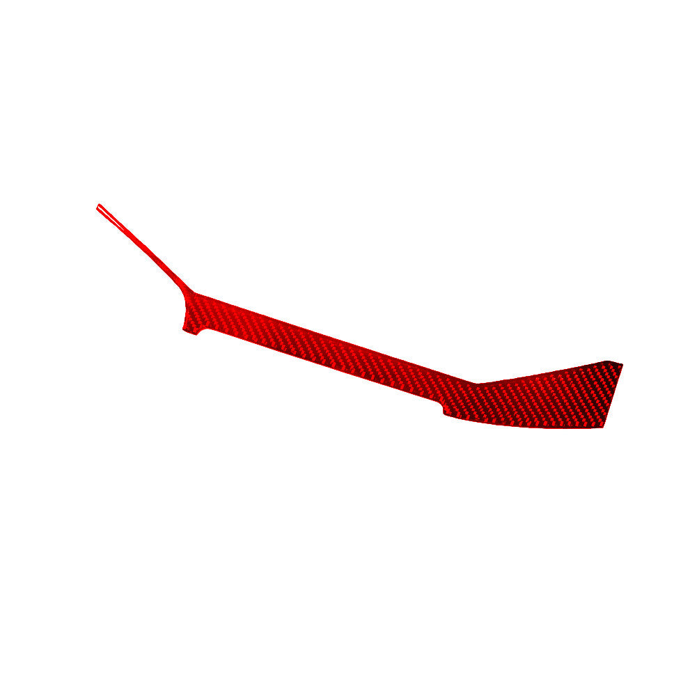 Red Carbon Fiber Climate Control Lower Trim Cover for Toyota Tacoma 2012-2015
