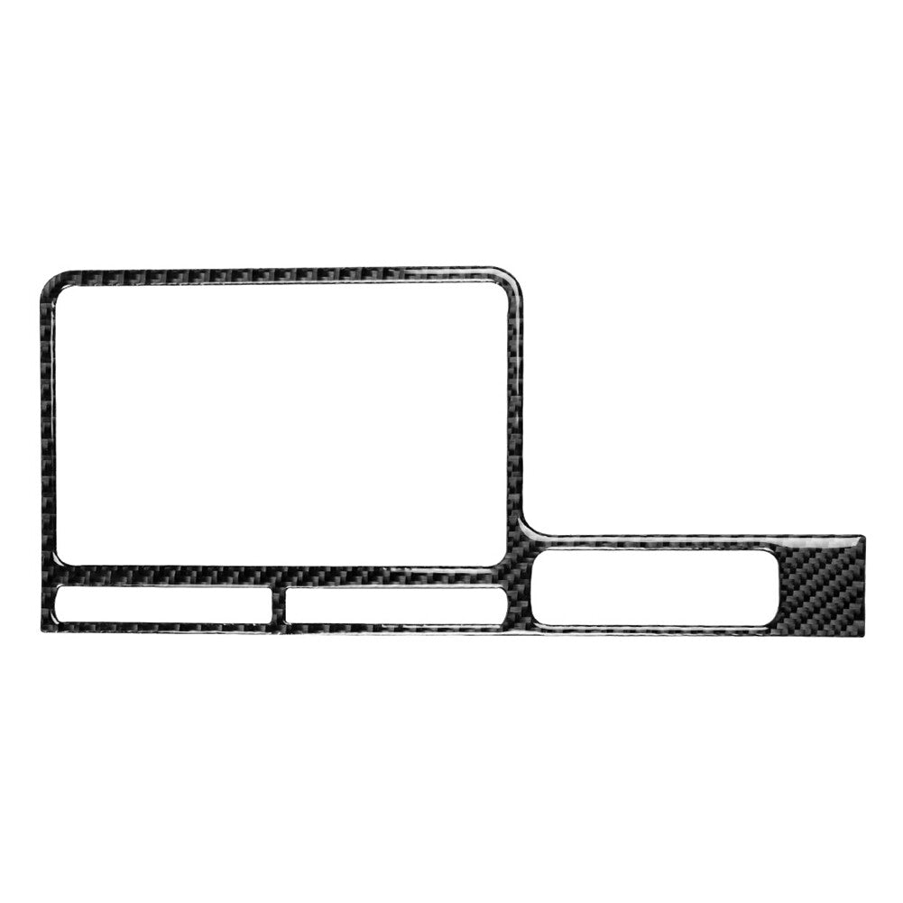 RHD Car Auto GPS Navigation Panel Cover Trim for Nissan GTR R35 2008-2016 Black