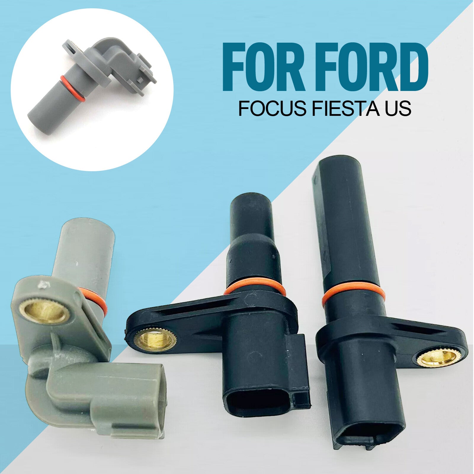 6DCT250 DPS6 Transmission Speed Sensor Assembly 3 Pieces/Set for Ford Focus Fiesta