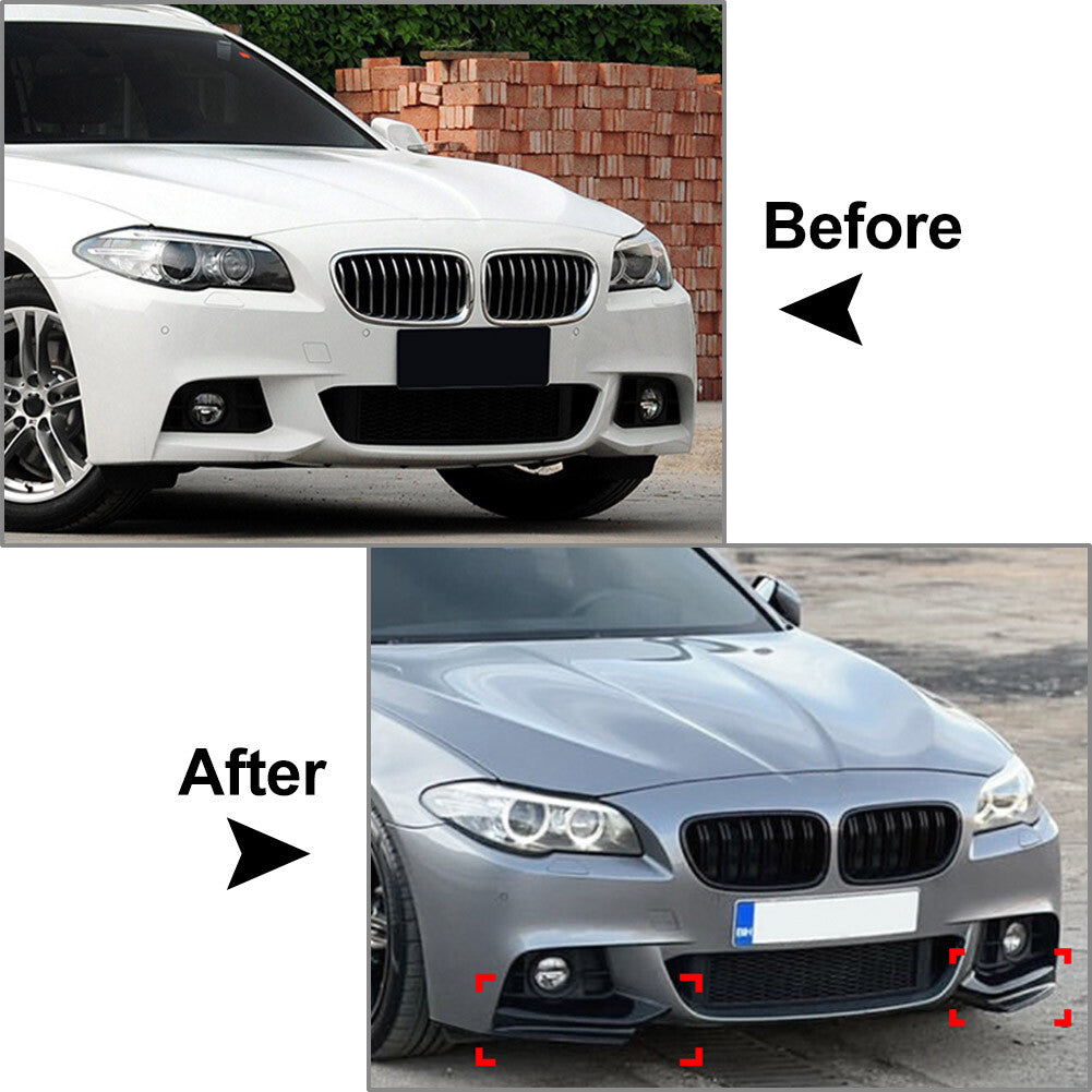 Front Splitter Lip Corner for BMW 5 Series F10 F11 M Sport 2011-2017