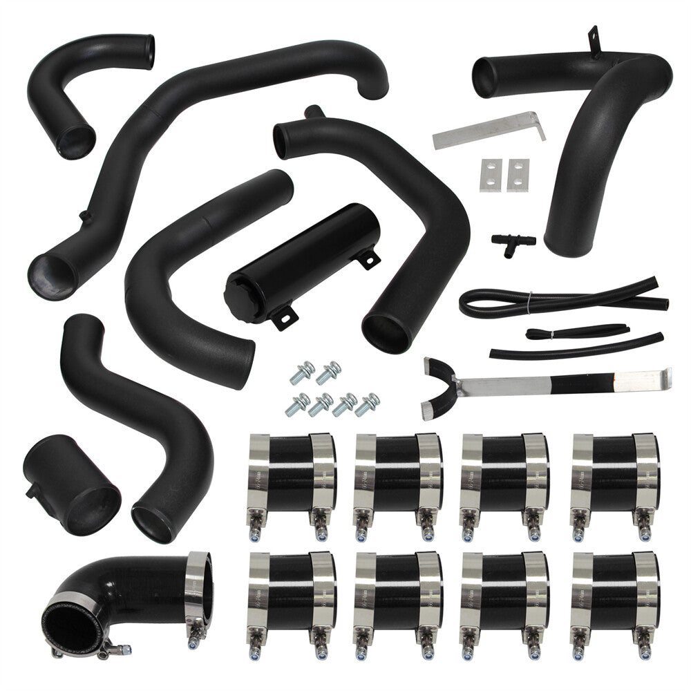 Intercooler Piping Kit Black for Subaru Impreza WRX STi 02-07 EJ20 EJ25 2.0/2.5L