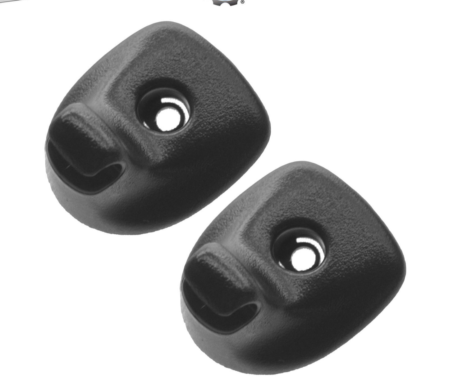 Sun Visor Sunvisor Support Clip Pair Kit Black for Chrysler for Dodge 1GW25DX9AA