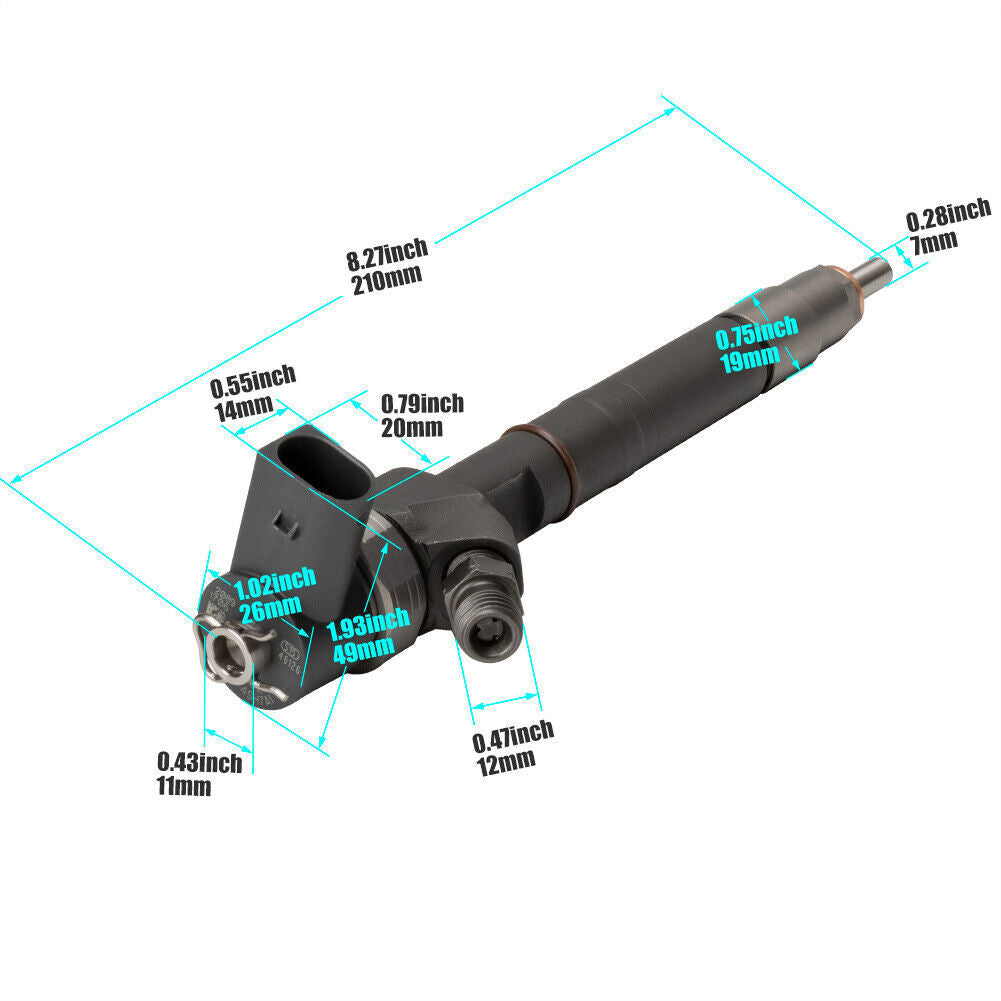 Fuel Injector 0445110162 for Dodge for Freightliner Sprinter 2500 3500 2004-2006