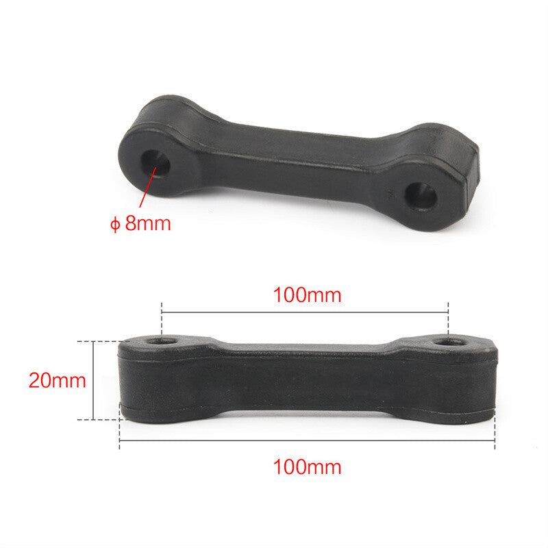 Black Hood Latch Upgrade Kit Fits for Jeep for Wrangler JK 2007-2017 Stops Shake Rattle