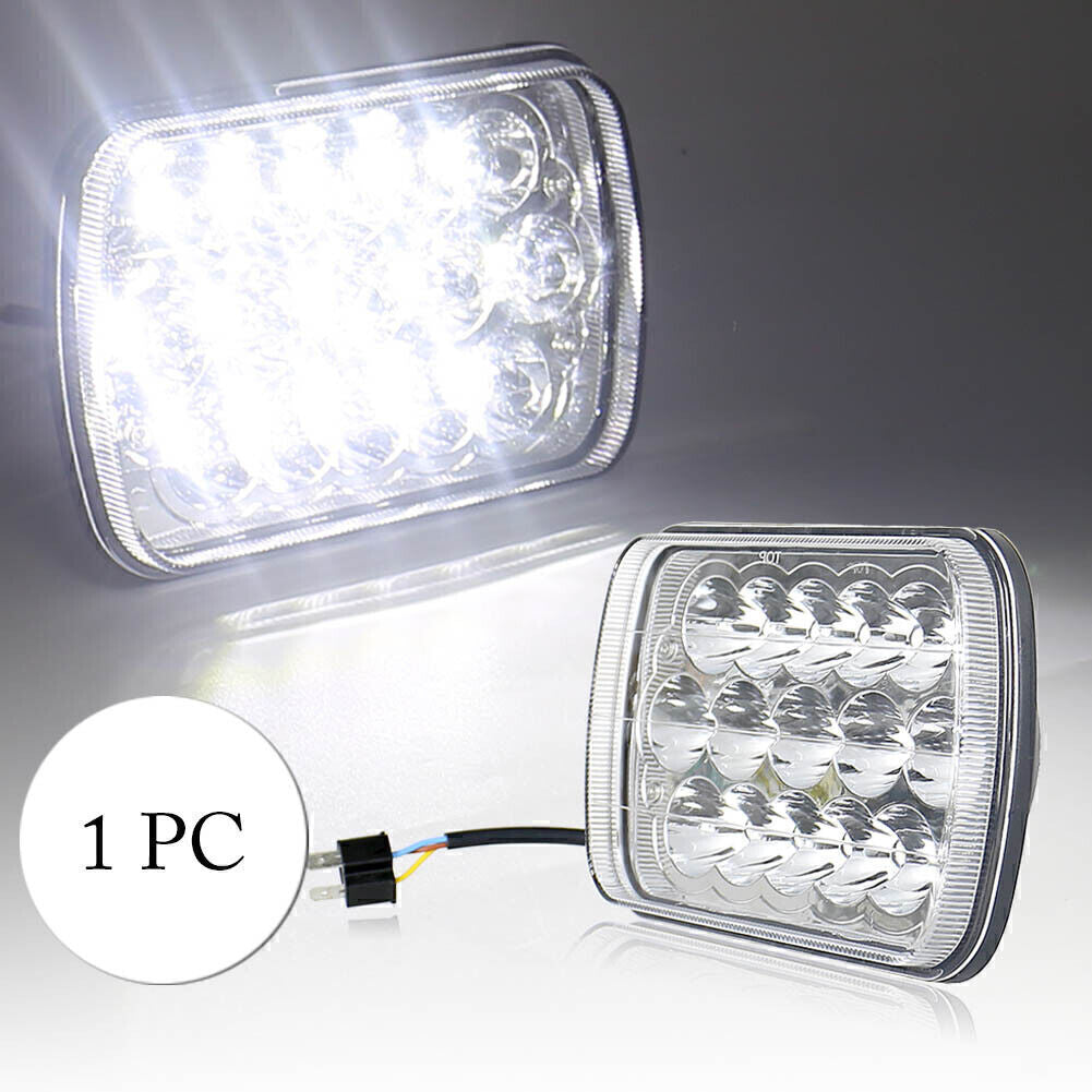 7x6'' LED Headlight Front Light Bulbs Fit for Toyota for Jeep for Wrangler H6014 H6052 H6054