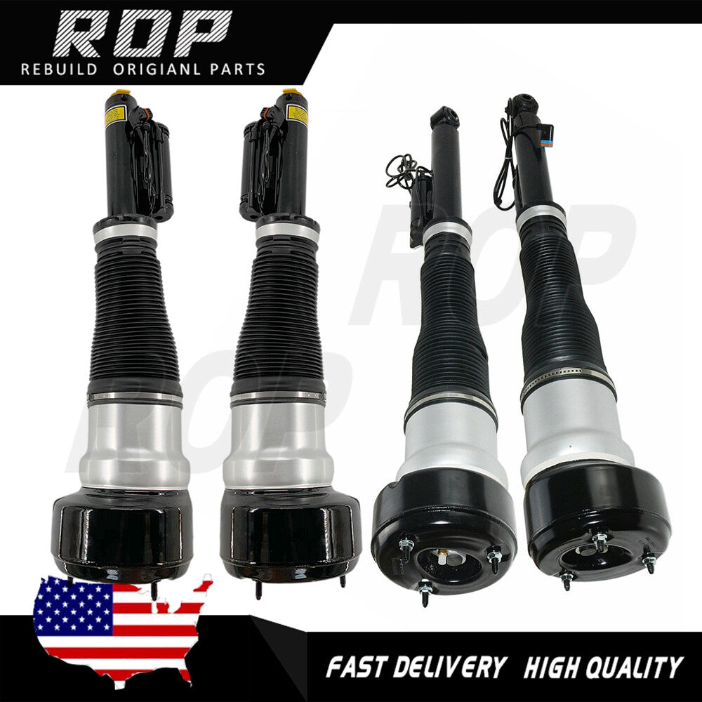 4X for Mercedes S-Class W216 W221 Airmatic Front Rear Air Suspension Shock Strut