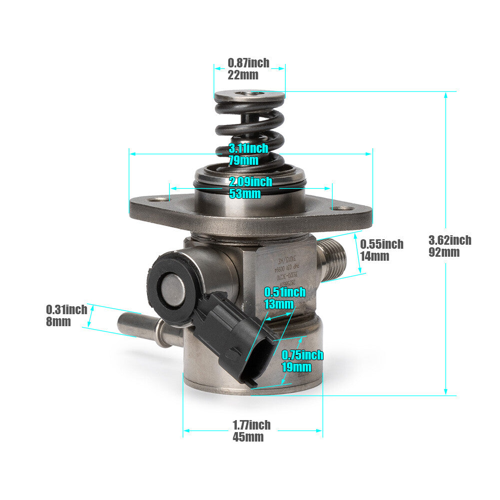 High Pressure Fuel Pump Fit for Hyundai Azera 3.3L 15-17 for Genesis 3.8L 2015-2016