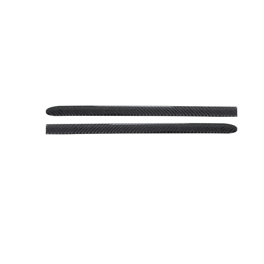 2x carbon fiber interior rear for seat strip trim for Porsche 718 2016-2022