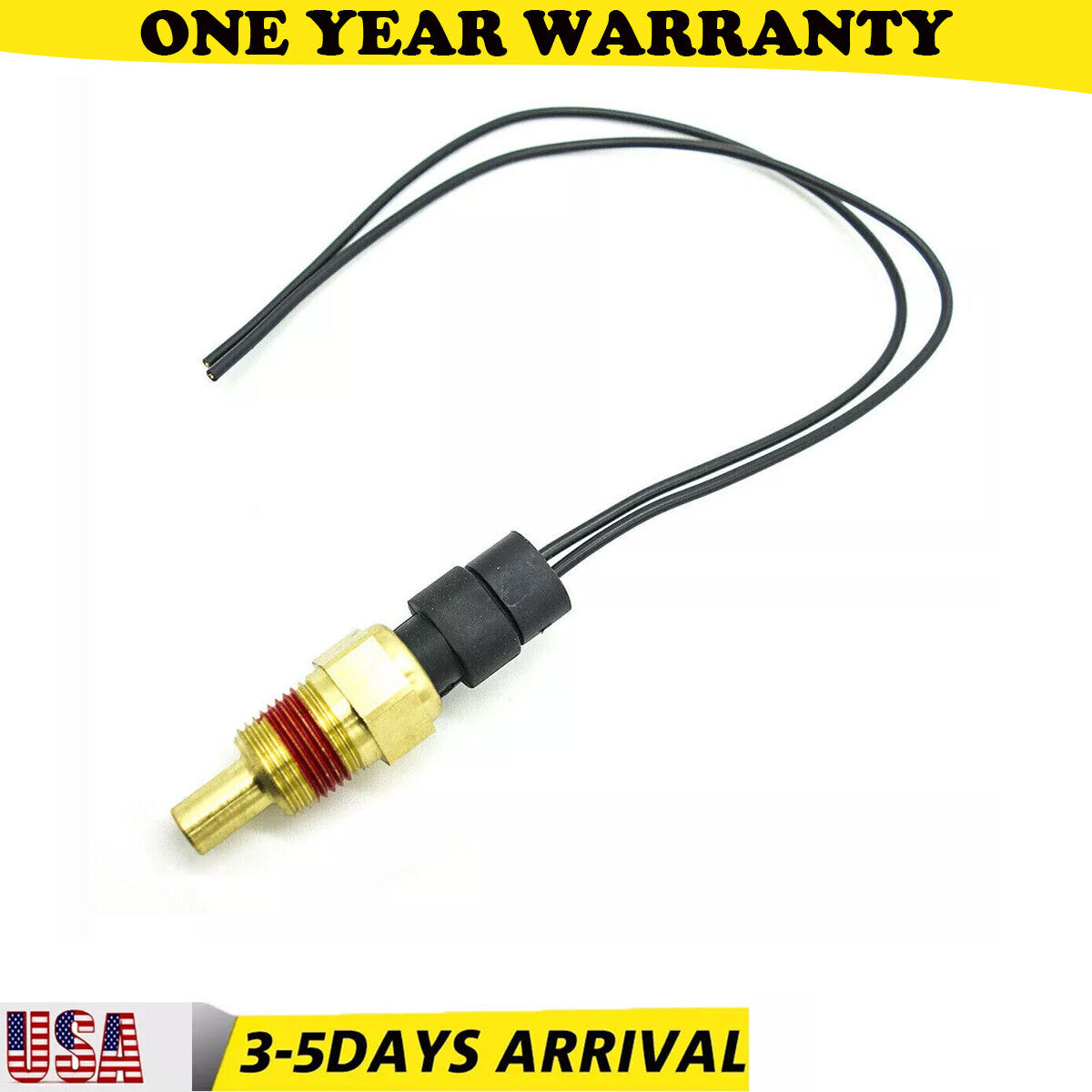 for Buick for GMC for Chevrolet for Pontiac for Cadillac Coolant Temperature Sensor W/ Connector