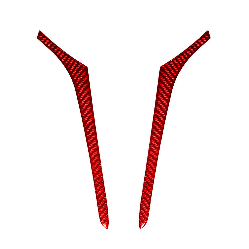 Red Carbon Fiber Shifter Console Side Cover Trim for Lexus RX330 RX350 2004-2009