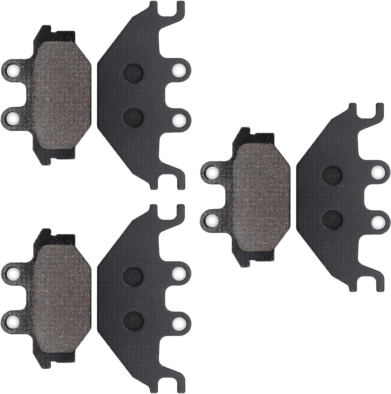 Front and Rear Semi-Metallic Brake Pads for Kawasaki KVF300 KYMCO MXU 250 300