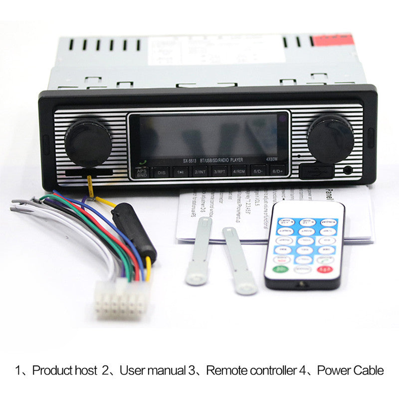 Bluetooth Handfree Car In-Dash Radio MP3 Player Stereo FM USB AUX 1Din 4-Channel
