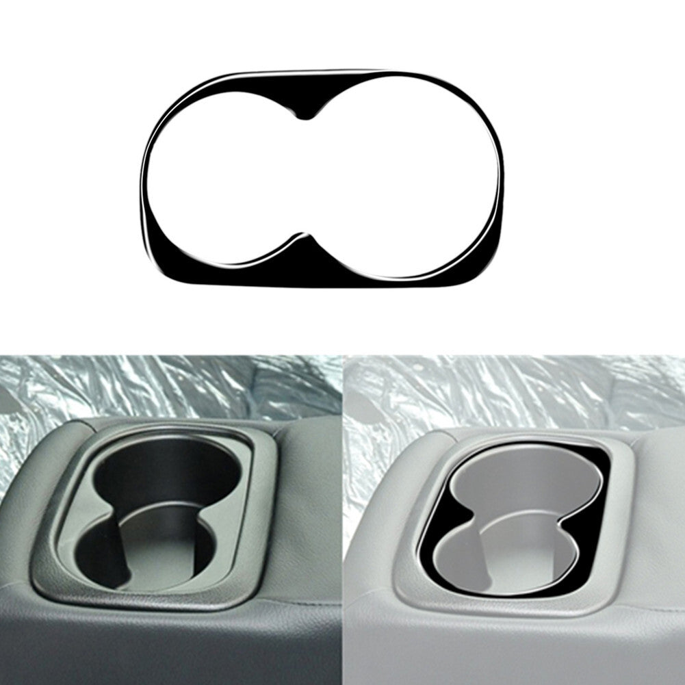 Piano Black Rear Drain Cup Holder Cover Trim for Honda for Civic 8th 2006-2011