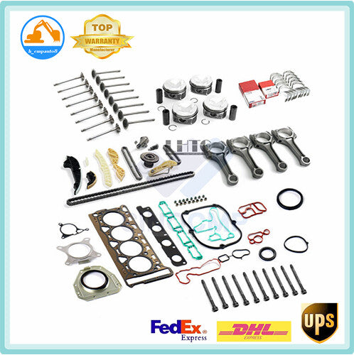 Engine Rebuild Kit +Connect Rod for Audi for VW for Seat 2.0T ¦µ21mm CDN CCZ CAE CCT CAW