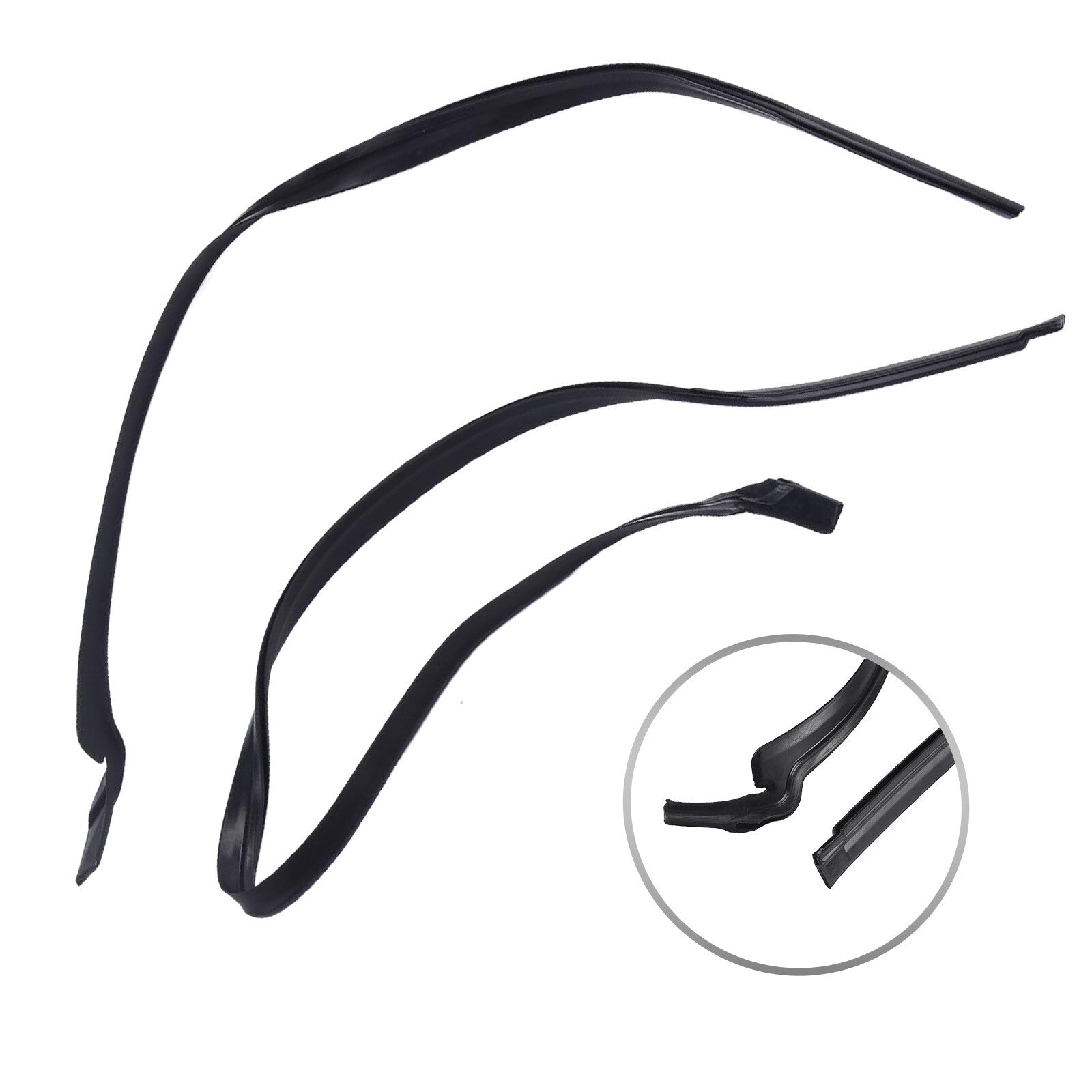 1 Pair For LHD Front Windshield Wiper Cowl Seal for for MINI R55 51132751209