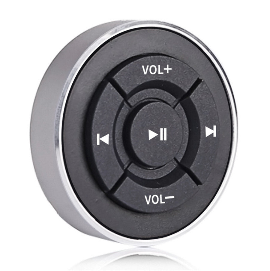 Accessory Bluetooth Media Button Car Steering Wheel Remote Control Buttons Black