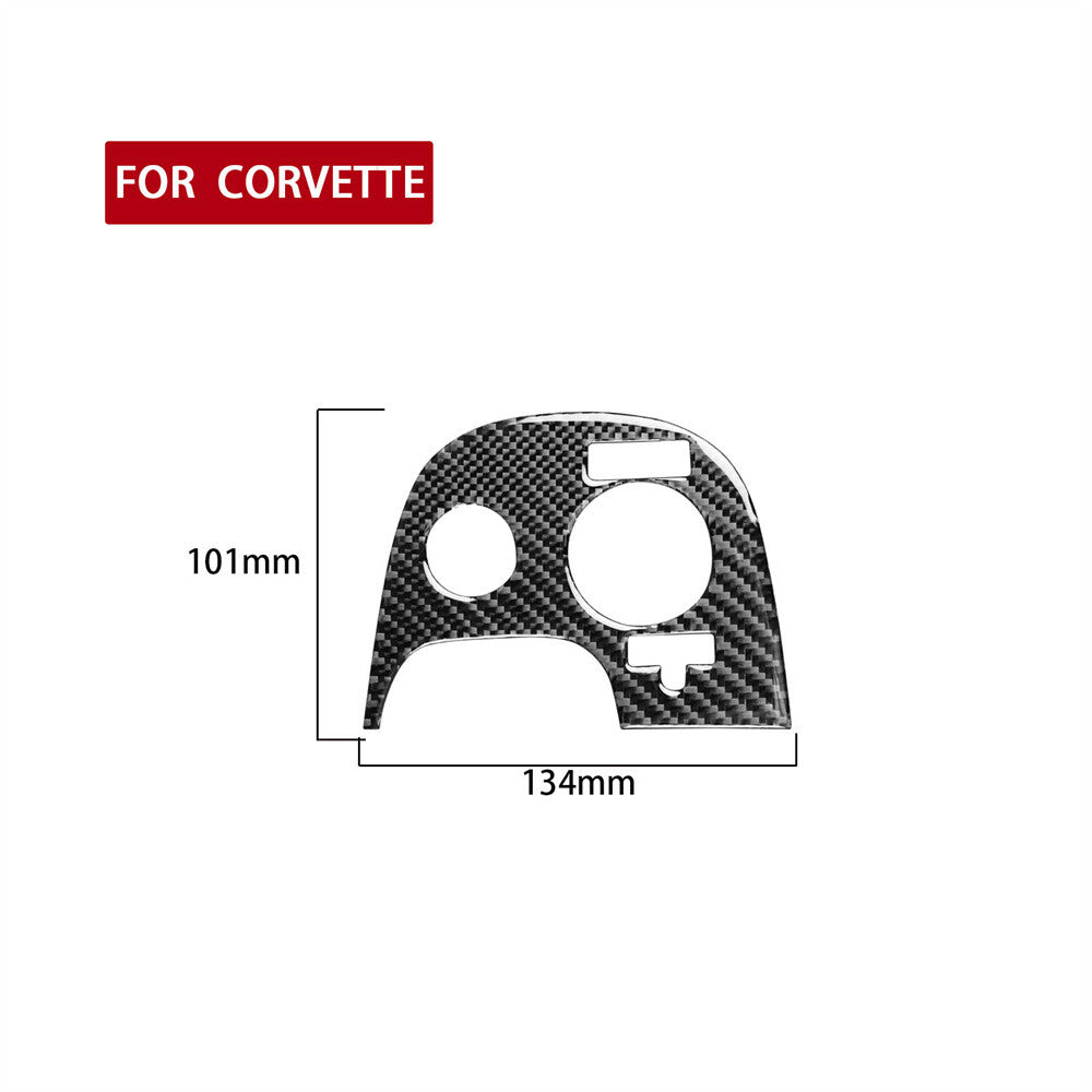 Carbon Fiber Lower Console Gear Shift Trim Kit for Chevrolet for Corvette C5 98-2004