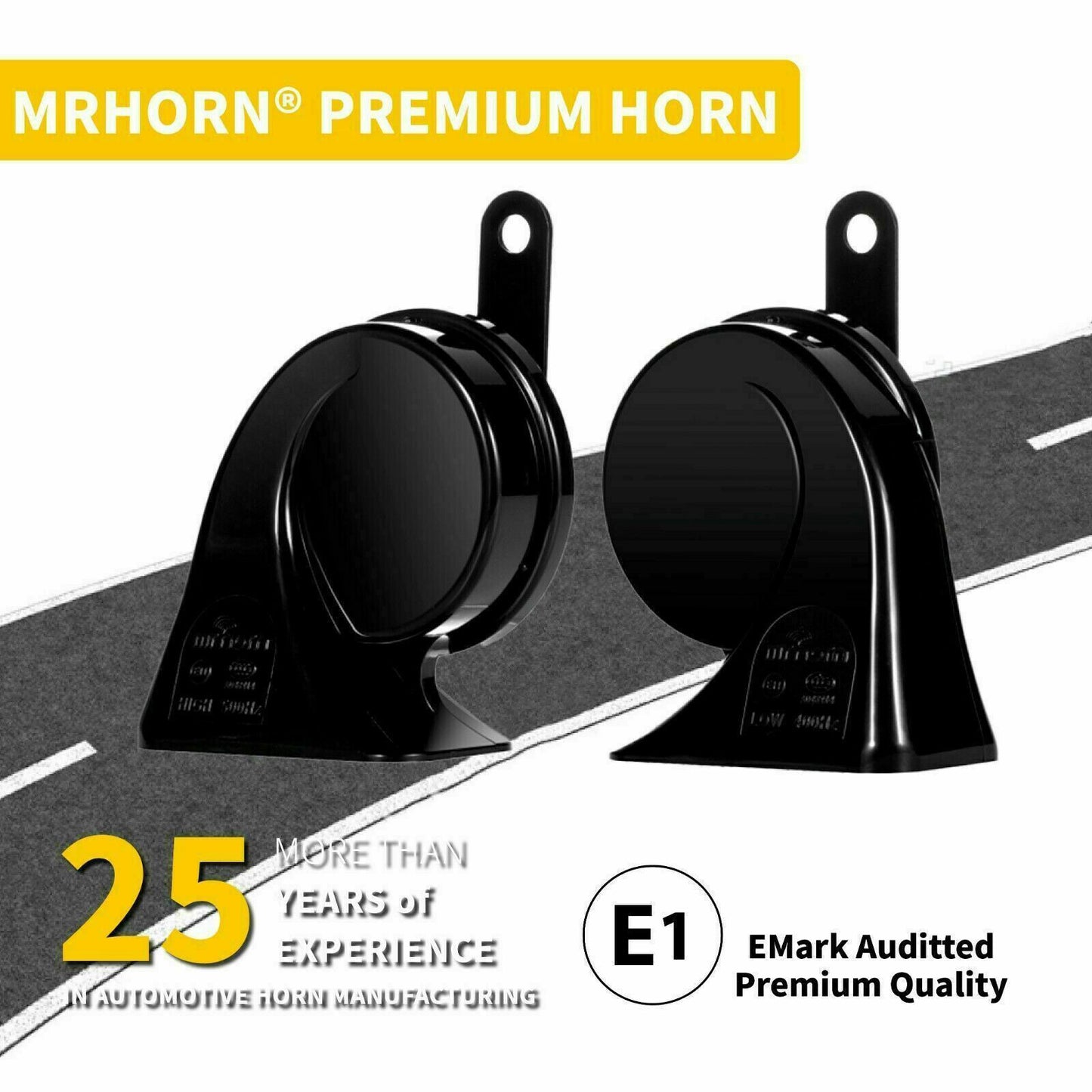 MrHorn 12v Eletric Horns for Nissan Versa Sentra Maxima Altima Leaf GTR 2PC