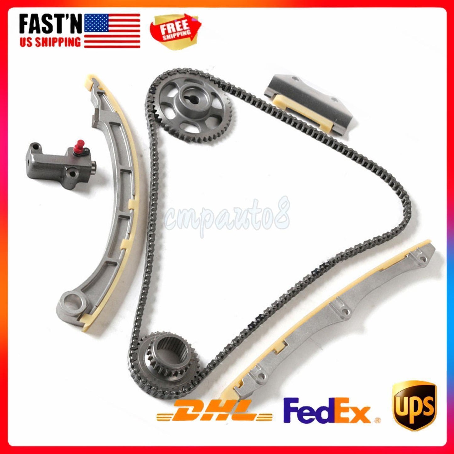 Timing Chain Kit for 2011 for Honda Element EX LX CR-V 2.4L DOHC L4 13441-PNA-004