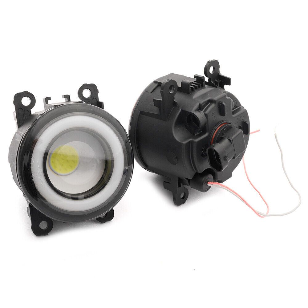 White LED Fog Light w/ Halo Ring DRL For 13-16 for Subaru BRZ 15-21 WRX STI Impreza