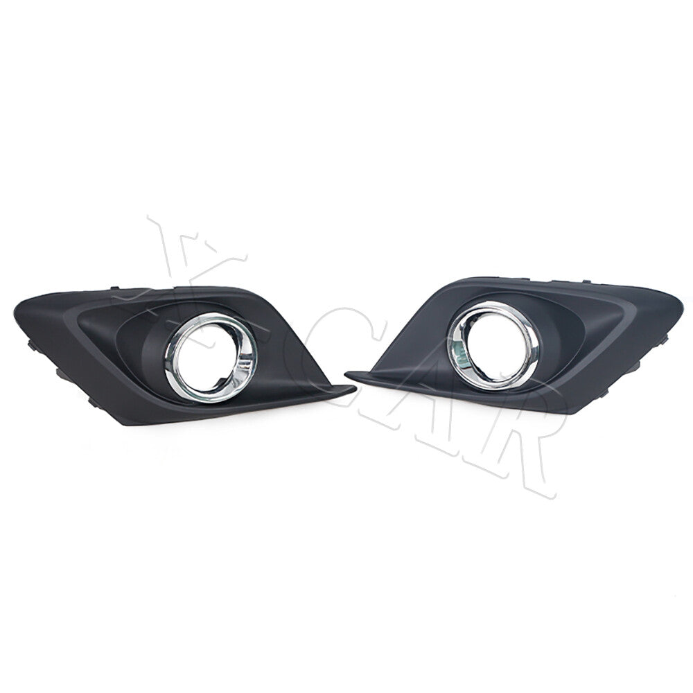 Fog Light Grille Cover Headlight Fog Lamp Frame Hood for Mazda 3 Axela 2014-2016