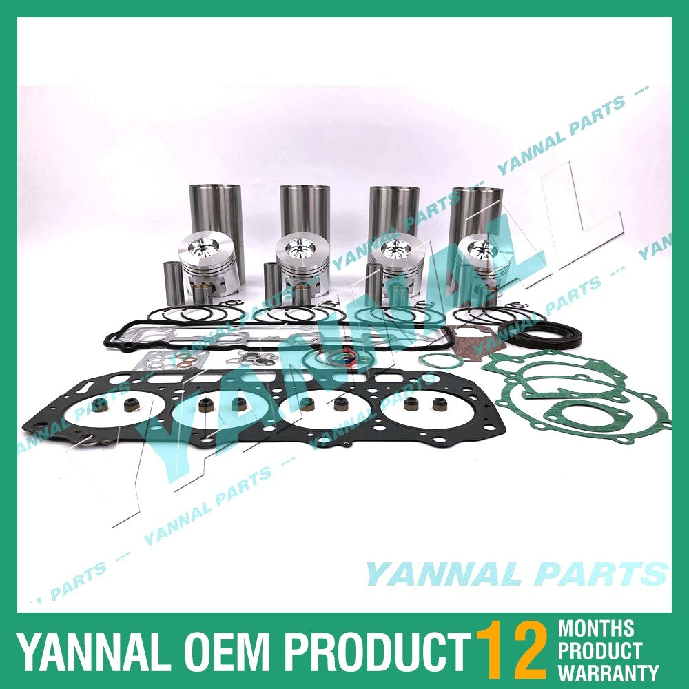 4TNE98 Overhaul and Rebuild Kit with Complete Gaskets for Yanmar Diesel Engines