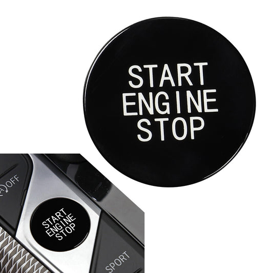Engine Start Stop Button Switch Cover Trim ABS Fit for BMW 3 8 X Series Black