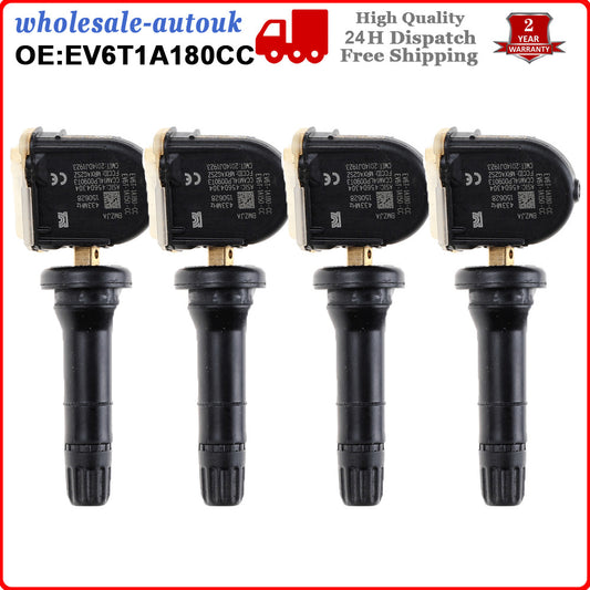 4PCS TPMS Tire Pressure Monitoring Sensor EV6T-1A180-CC for Ford Ranger 2.0 2.2