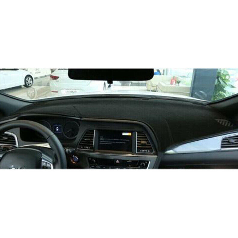 for Hyundai Sonata 2015-2019 black Inner Dashboard Dash Cover Dashmat Mat Carpet