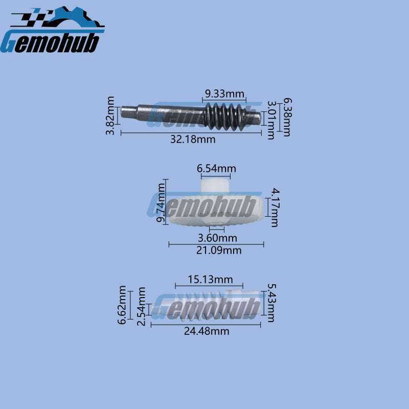 3PCS FOLDING MIRROR MOTOR Gear for 2007-13 for Toyota Tundra 2015-2018 for Toyota Crown