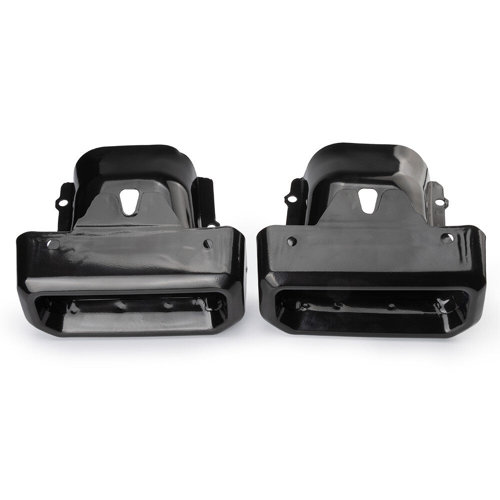 Left¨ÚRight Exhaust Bezels For 2019-2023 for Chevy Silverado for GMC for Sierra 1500 84667764