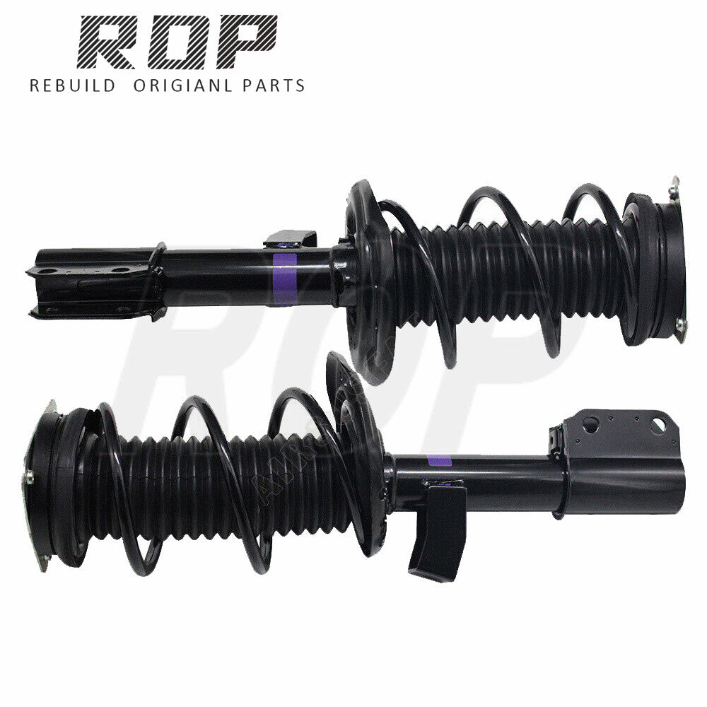 2X Front Shock Struts Assys w/o ADS Fit for Smart Fortwo W453 A4533230300 2014-2019